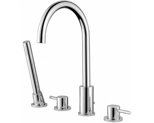 Смеситель на борт ванны Abber Wasser Kreis Хром