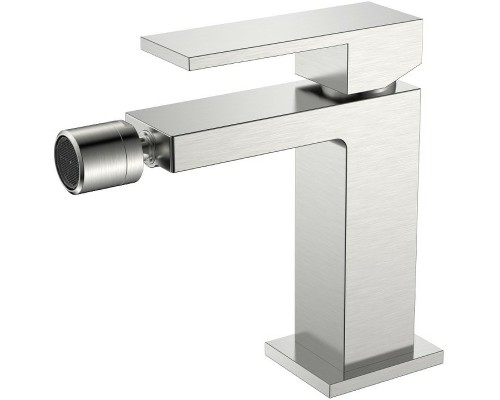 Смеситель для биде Boheme Qubic 476-NB Никель брашированный