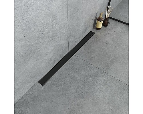Душевой лоток Boheme Premium Linear 80 982-80-B с Черной решеткой Душевой лоток Boheme Premium Linear 80 982-80-B с Черной решеткой