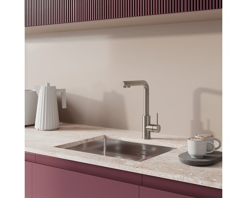 Смеситель для кухни Iddis Rule RULSTLFi05 Сталь