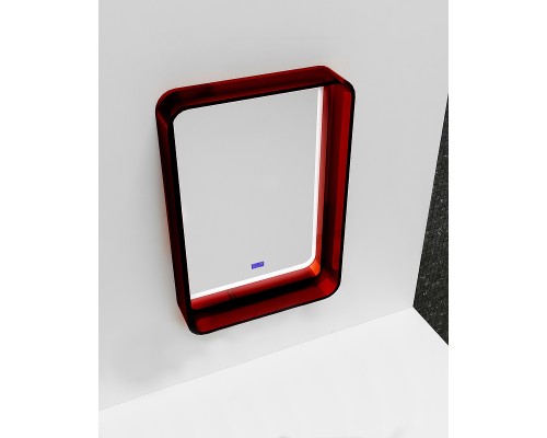 Зеркало Abber Kristall 55 AT6701Rubin с подсветкой с многофункциональной панелью