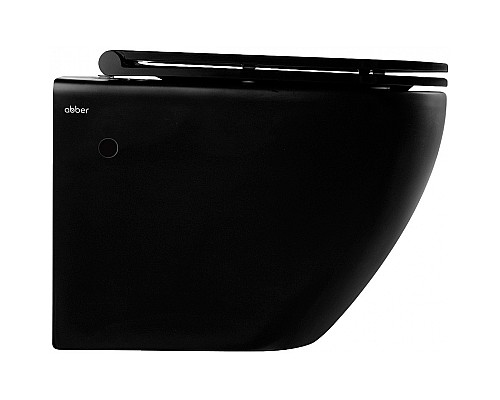 Унитаз Abber Bequem AC1103MB подвесной Черный матовый с сиденьем Микролифт