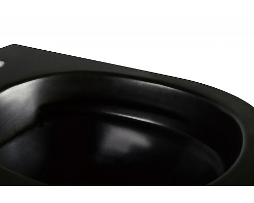 Унитаз Abber Bequem AC1103MB подвесной Черный матовый с сиденьем Микролифт