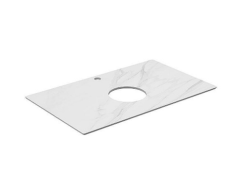 Столешница под раковину Kerama Marazzi Plaza Classic Neo Монте тиберио 80 PL1.SG507120R\80 Белый мрамор