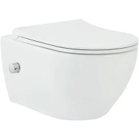 Унитаз биде beWash Bogen 88343601 подвесной Белый глянцевый с сиденьем Микролифт
