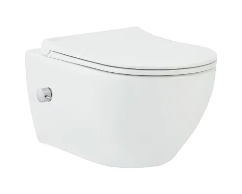 Унитаз биде beWash Bogen 88343601 подвесной Белый глянцевый с сиденьем Микролифт