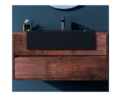 Тумба с раковиной Black&White Universe U903.1000-2 100 903U10002 подвесная Rose wood