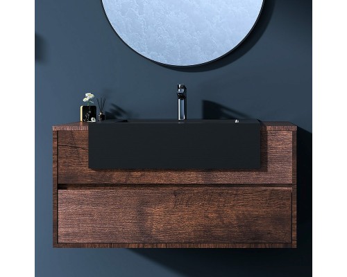 Тумба с раковиной Black&White Universe U903.1000-2 100 903U10002 подвесная Rose wood