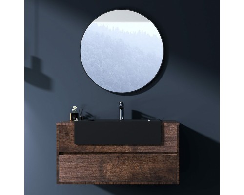 Тумба с раковиной Black&White Universe U903.1000-2 100 903U10002 подвесная Rose wood