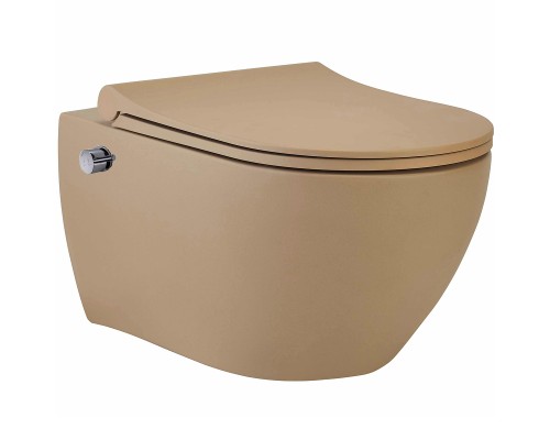 Унитаз биде beWash Bogen 88343673 подвесной Латте с сиденьем Микролифт