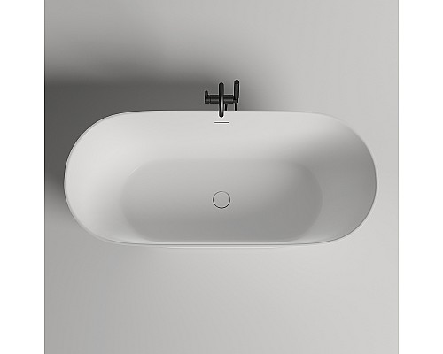 Ванна из искусственного камня Salini Mona 180х80 102911G Белая глянцевая