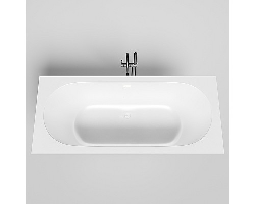 Ванна из искусственного камня Salini Ornella Axis Kit 180х80 103521M Белая матовая