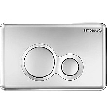 Клавиша смыва Bettoserb Sava Fix Slim Morava 40006462 Хром матовый