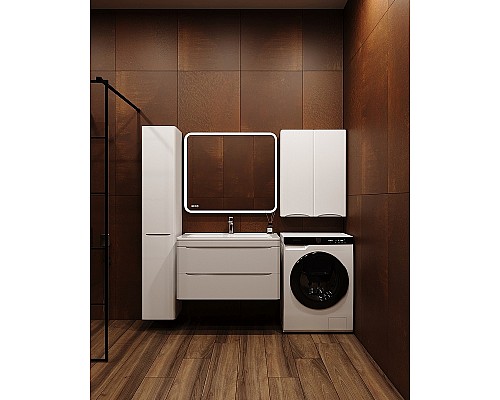 Подвесной шкаф Style Line Бергамо мини 60 Люкс Plus СС-00002357 Белый антискрейч