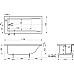 Ванна из искусственного камня STWORKI Ольборг 170x75 ФР-00014090 без гидромассажа