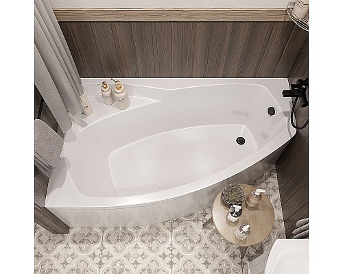 Акриловая ванна STWORKI Монтре 150x90 L Mn1500L без гидромассажа