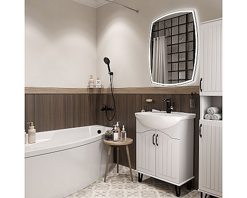 Акриловая ванна STWORKI Монтре 150x90 L Mn1500L без гидромассажа