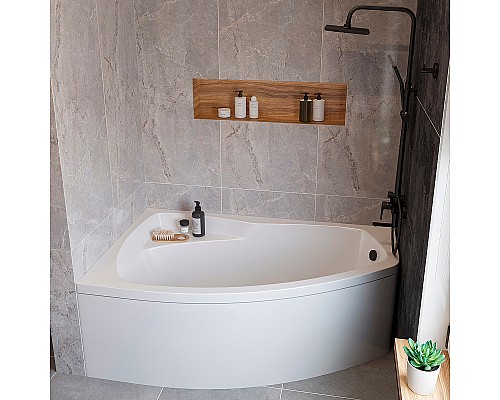 Акриловая ванна STWORKI Монтре 150x90 L Mn1500L без гидромассажа