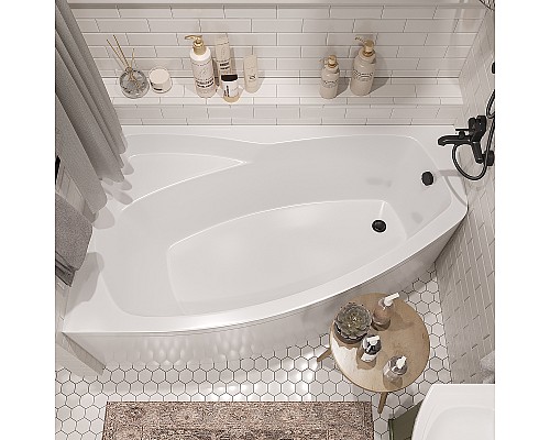 Акриловая ванна STWORKI Монтре 150x90 L Mn1500L без гидромассажа