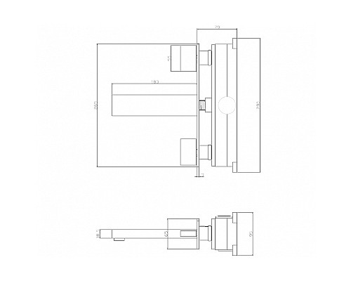 Смеситель для раковины Abber Daheim AF82122 Хром
