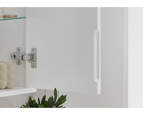 Зеркало со шкафом Volna Lake 80 R zsLAKE80.R-01 с подсветкой Белое