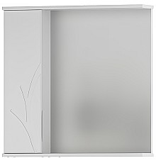 Зеркало со шкафом Volna Adel 70 L zsADEL70.L-01 с подсветкой Белое