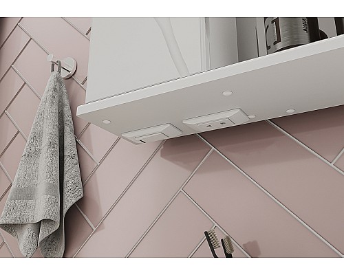 Зеркало со шкафом Volna Adel 70 L zsADEL70.L-01 с подсветкой Белое