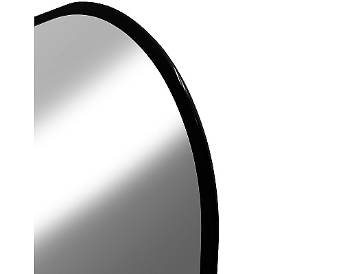 Зеркало Reflection Black View 1000х700 RF4004BV с подсветкой Черное с бесконтактным выключателем, диммером и часами