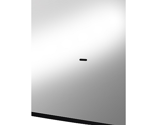 Зеркало Reflection Black View 1000х700 RF4004BV с подсветкой Черное с бесконтактным выключателем, диммером и часами