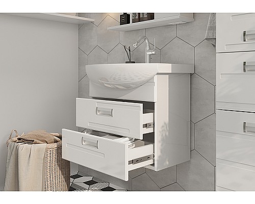 Тумба под раковину Volna Joli 60.2Y tpJOLI60.2Y-01 подвесная Белая