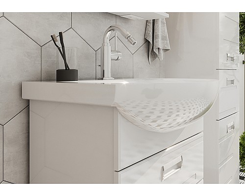 Тумба под раковину Volna Joli 60.2Y tpJOLI60.2Y-01 подвесная Белая