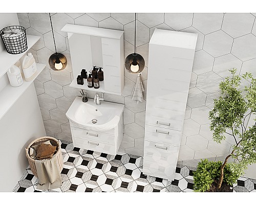 Тумба под раковину Volna Joli 60.2Y tpJOLI60.2Y-01 подвесная Белая