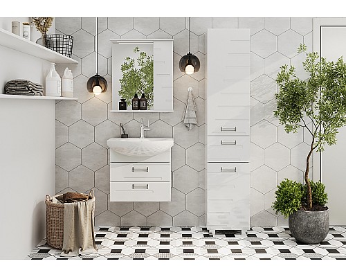 Тумба под раковину Volna Joli 60.2Y tpJOLI60.2Y-01 подвесная Белая