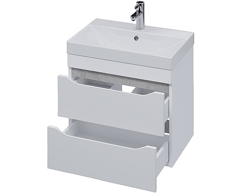 Тумба под раковину Volna Lake 80.2Y tpLAKE80.2Y-01 подвесная Белая