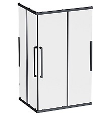 Душевой уголок AM.PM Func 120x90 W84G-403-12090-BТ профиль Черный матовый стекло прозрачное