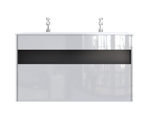 Тумба под раковину AM.PM Func 120 M8FFUX1201WG подвесная Белая глянцевая