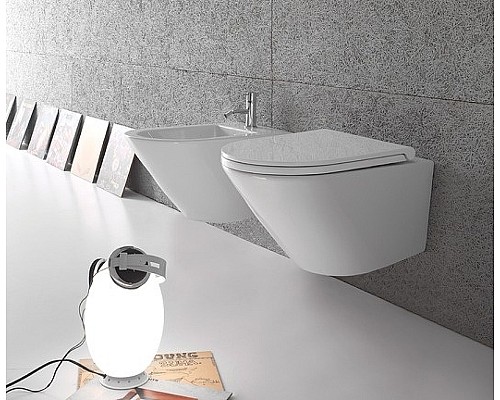 Унитаз Globo Forty3 FOS05.BI подвесной без сиденья