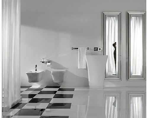 Унитаз Globo Relais RES02.BI подвесной без сиденья