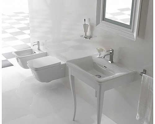 Унитаз Globo Relais RES02.BI подвесной без сиденья