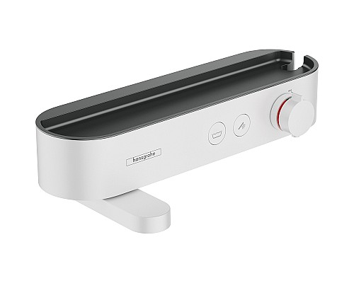 Смеситель для ванны Hansgrohe ShowerTabletSelect 400 24340700 с термостатом Белый матовый