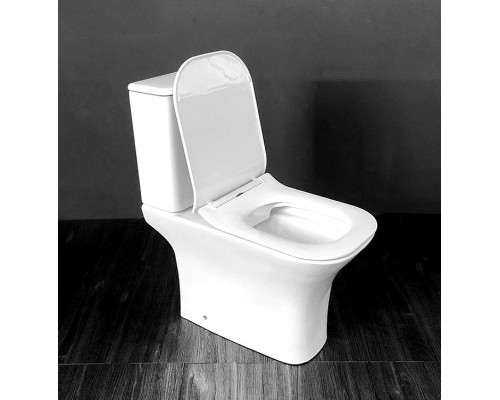 Унитаз компакт CeramaLux 1218-1A с бачком и сиденьем Микролифт