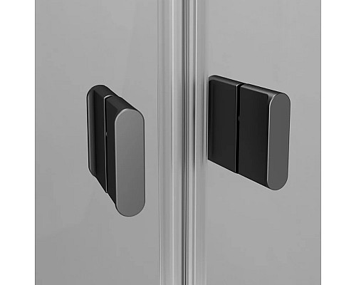 Душевой уголок AM.PM X-Joy Twin Slide 90х90 W88E-205-090BT64 профиль Черный матовый стекло прозрачное