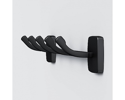 Комплект душевого уголка с душевой системой и аксессуарами AM.PM Gem S 120x80 WK93ER профиль Черный матовый стекло прозрачное