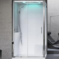 Душевая кабина Novellini Eon 120х80 L с гидромассажем
