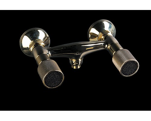 Смеситель для душа Boheme Royal Cristal 294-Royal/CRST black Золото