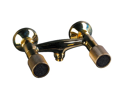 Смеситель для душа Boheme Royal Cristal 294-Royal/CRST black Золото