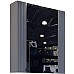 Зеркальный шкаф Comforty Лима 70 00-00004891 Антрацит