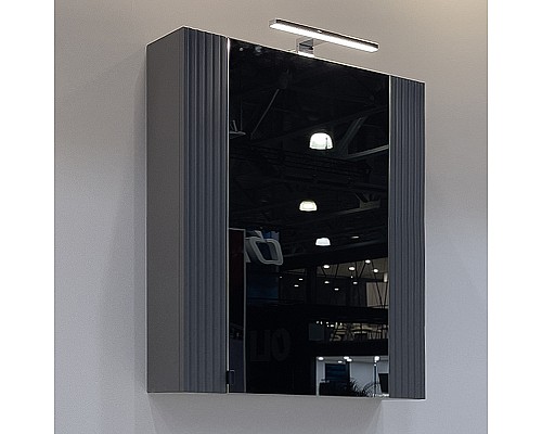 Зеркальный шкаф Comforty Лима 70 00-00004891 Антрацит