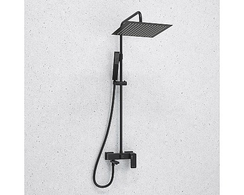 Душевая система WasserKRAFT Abens A277.162.218.BM Черная матовая