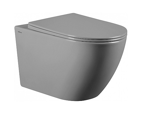Унитаз Abber Bequem AC1103MG подвесной Серый матовый с сиденьем Микролифт